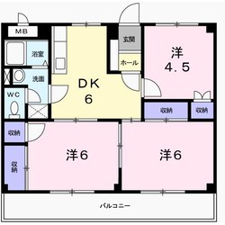 サンファミール西庄の物件間取画像